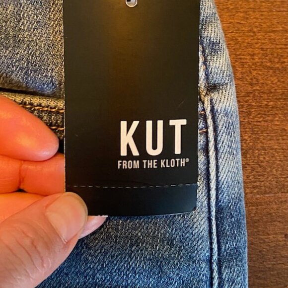 Kut From The Kloth Denim "Rose" Button Up Front Skirt, Women's Size 6 - Picture 12 of 14